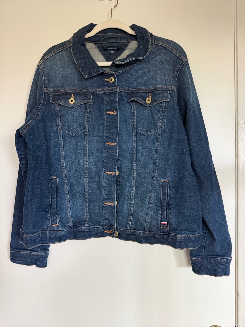 Tommy Hilfiger Indigo Denim Button-Front Jacket